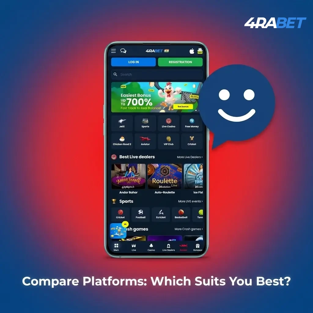 Comparison table evaluating Mobile App vs Web Version based on access speed, interface, notifications, and data usage.
